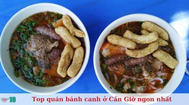 Bánh Canh Tôm Tích Cây Bàng tại Cần Giờ