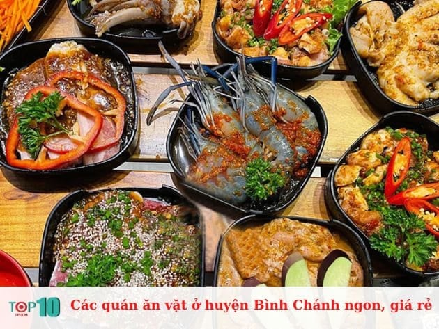 Những quán ăn vặt ngon và giá cả hợp lý tại huyện Bình Chánh