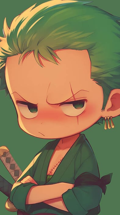 Hình Nền Chibi Zoro Cute