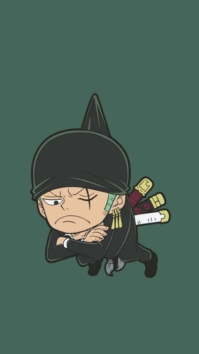 Ảnh Nền Chibi Zoro Đáng Yêu