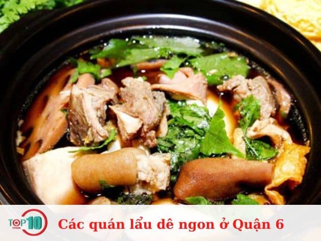 Những quán lẩu dê tuyệt vời ở Quận 6