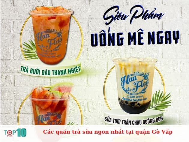 Danh sách các quán trà sữa ngon nhất ở quận Gò Vấp