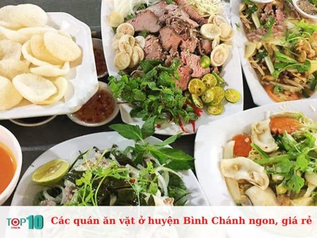 Các quán ăn vặt ở huyện Bình Chánh vừa ngon lại vừa giá rẻ