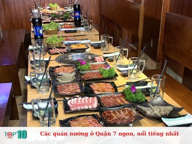 Những quán nướng ngon và nổi tiếng nhất tại Quận 7