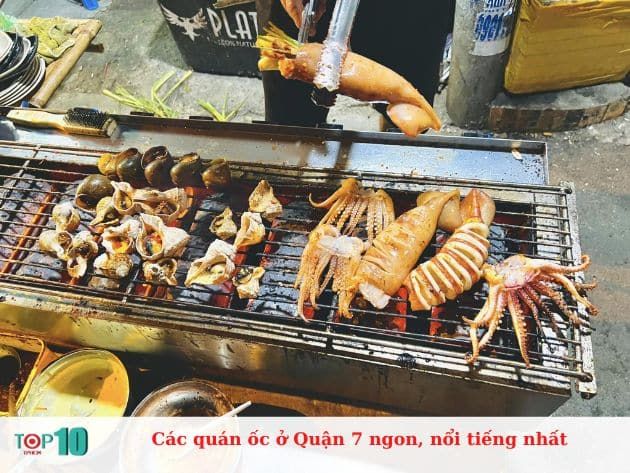 Những quán ốc nổi tiếng và ngon nhất ở Quận 7