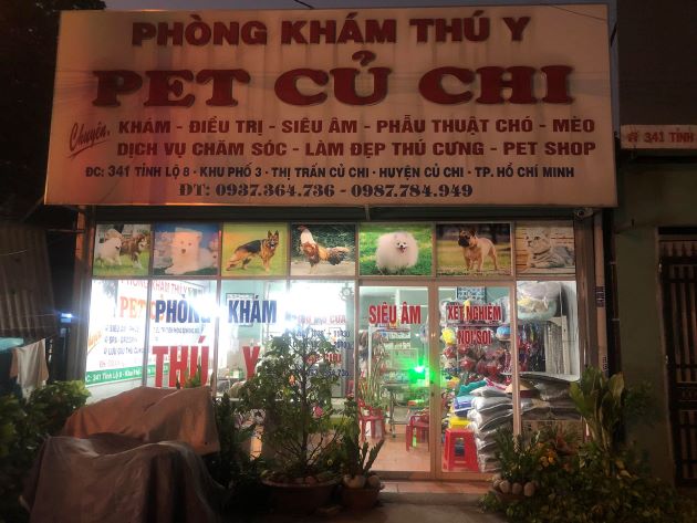 Phòng khám thú y - Pet Củ Chi