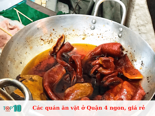 Các quán ăn vặt ở Quận 4 ngon, giá rẻ