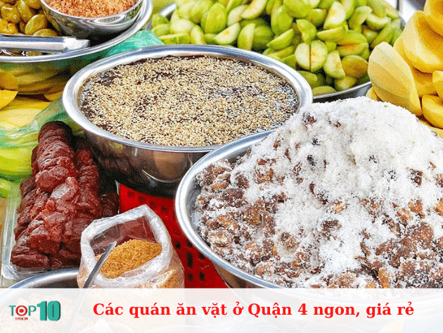 Những quán ăn vặt ngon và giá hợp lý ở Quận 4