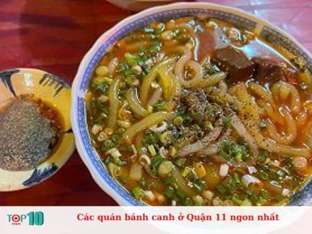 Danh sách các quán bánh canh ngon nhất ở Quận 11