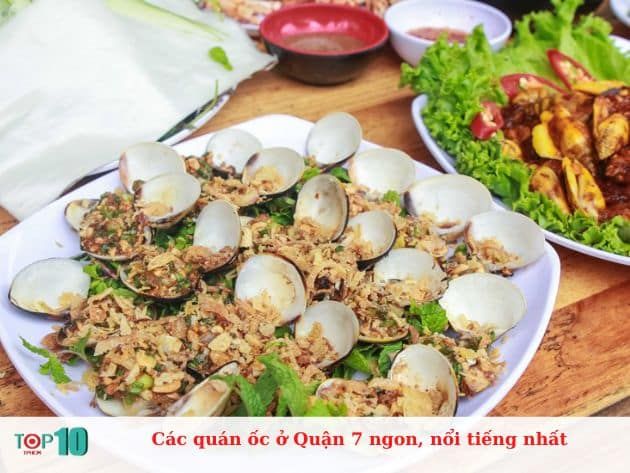 Những quán ốc ngon và nổi tiếng nhất Quận 7