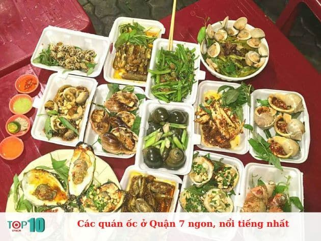 Những quán ốc nổi tiếng và ngon nhất ở Quận 7