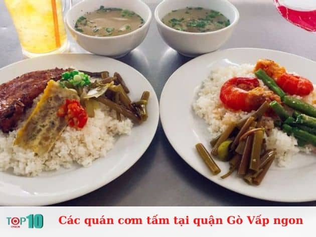 Những quán cơm tấm ngon tại quận Gò Vấp