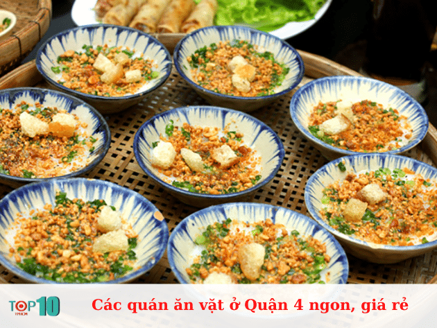 Những quán ăn vặt hấp dẫn và giá cả phải chăng tại Quận 4