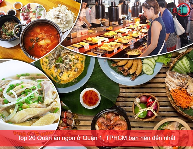 Những quán ăn ngon tại quận 1, TP Hồ Chí Minh