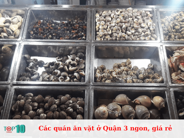 Những quán ăn vặt hấp dẫn tại Quận 3 với giá cả phải chăng