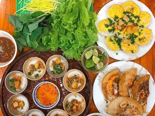 Bánh căn và bánh xèo đặc sản Phan Rang