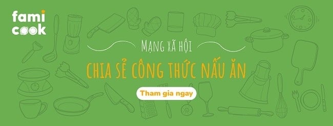 Website dạy nấu ăn Famicook