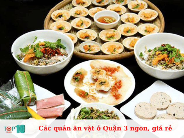 Những quán ăn vặt hấp dẫn ở Quận 3 với giá cả hợp lý