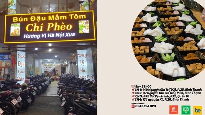 Quán bún đậu tại quận Bình Thạnh rất ngon