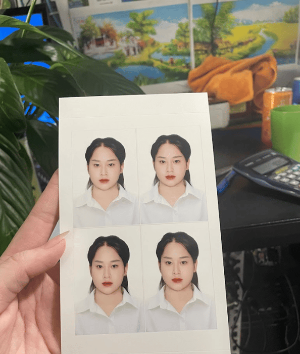 Chụp ảnh thẻ - photocopy - in màu Lê Diệp - Mẫu 2