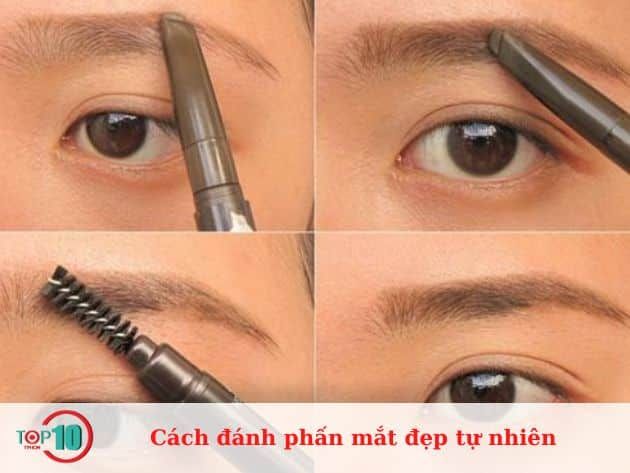 Cách đánh phấn mắt để có vẻ đẹp tự nhiên