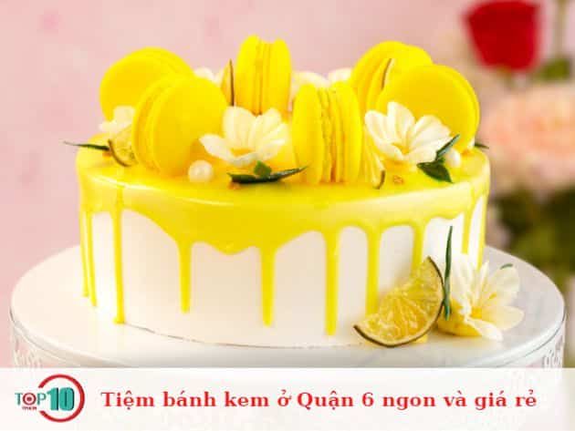 Các tiệm bánh kem ngon và giá cả hợp lý tại Quận 6