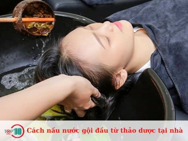 Hướng dẫn chế biến nước gội đầu thảo dược tại nhà