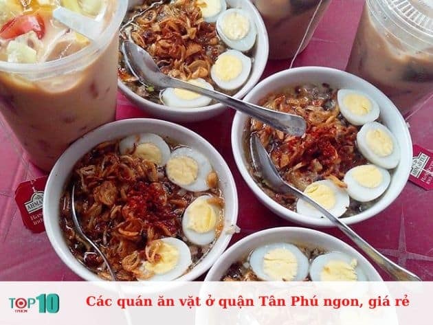 Những quán ăn vặt ngon và giá cả phải chăng tại quận Tân Phú