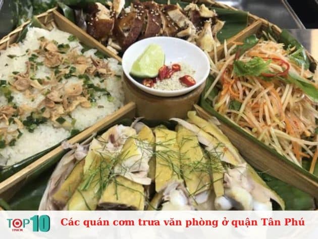 Danh sách các quán cơm trưa văn phòng tại quận Tân Phú