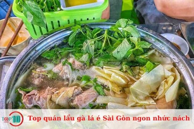 Lẩu gà lá é Duy Phong