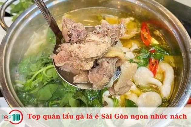 Lẩu gà lá é Phú Yên Hội Ngộ