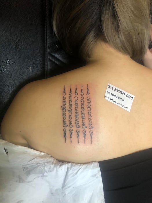 Hình ảnh Tattoo 666 2