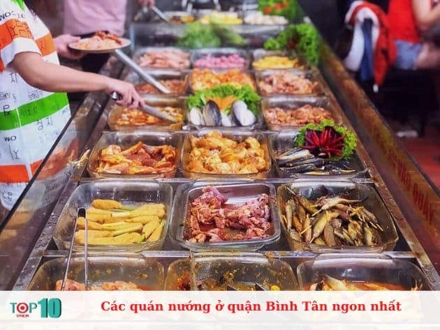 Những quán nướng nổi bật ở quận Bình Tân