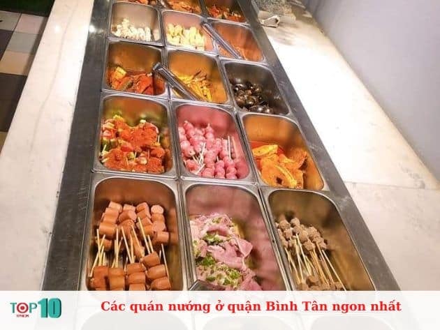 Những quán nướng hấp dẫn nhất ở quận Bình Tân