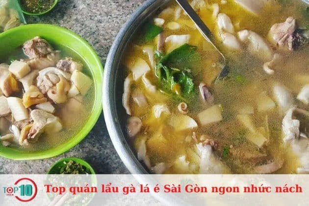 Lẩu gà lá é Tao Ngộ