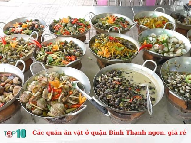 Những quán ăn vặt ngon và giá cả phải chăng tại quận Bình Thạnh