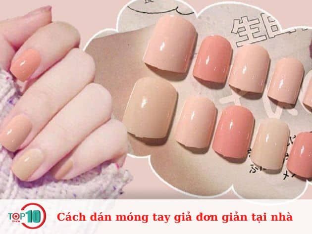 Cách tự dán móng tay giả ngay tại nhà