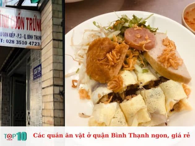 Những quán ăn vặt tại quận Bình Thạnh vừa ngon vừa giá hợp lý