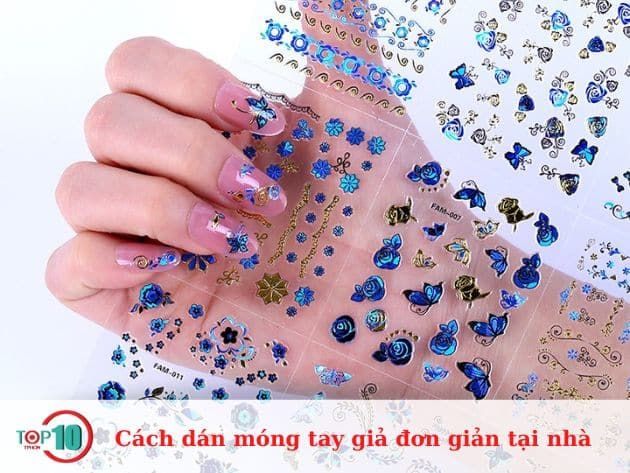 Hướng dẫn cách dán móng tay giả một cách đơn giản tại nhà