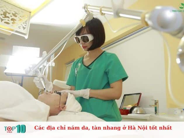 Các địa chỉ trị nám và tàn nhang uy tín tại Hà Nội