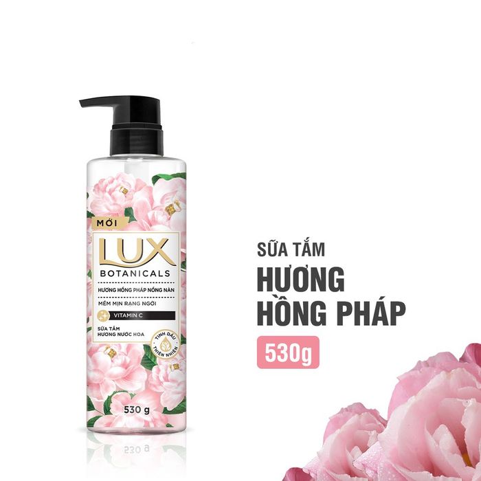 Hình ảnh sữa tắm Lux Botanicals Hương Hoa Hồng Pháp 1