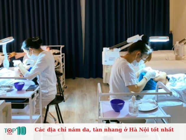 Những địa chỉ điều trị nám da và tàn nhang hàng đầu tại Hà Nội