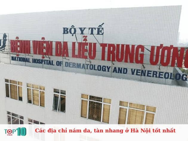 Những địa chỉ điều trị nám da và tàn nhang hàng đầu tại Hà Nội