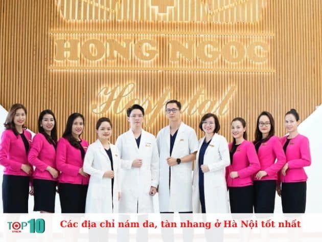 Những địa chỉ điều trị nám da và tàn nhang hàng đầu tại Hà Nội