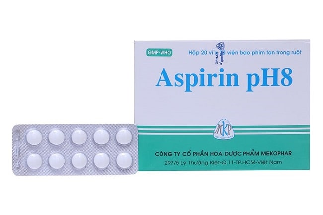 Aspirin nằm trong Top 10 loại thuốc hạ sốt phổ biến nhất dành cho người lớn