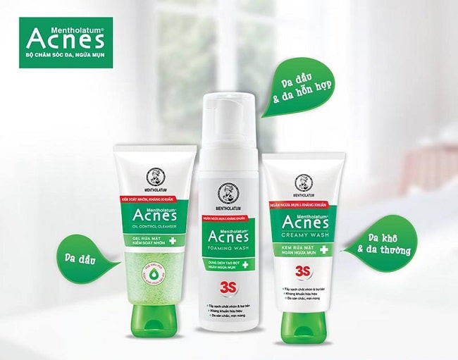 Bộ sản phẩm trị mụn Acnes hiện nằm trong <strong>Top 10 thuốc / kem trị mụn hiệu quả giá rẻ</strong> tốt nhất hiện nay.