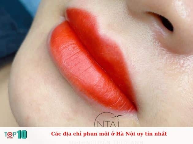 Những địa chỉ phun môi uy tín nhất tại Hà Nội