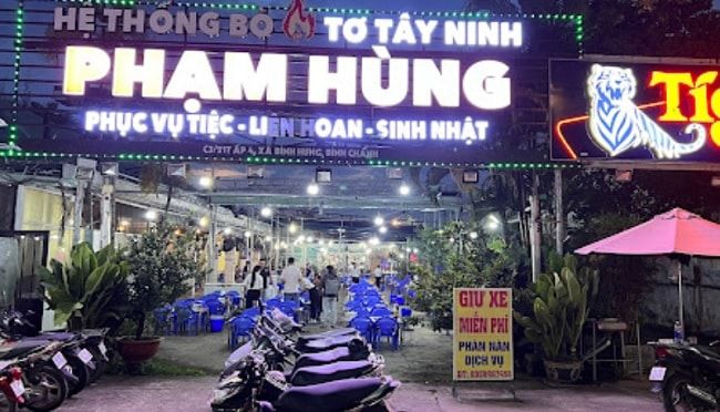 Nhà hàng Bò Tơ Năm Sánh Phạm Hùng