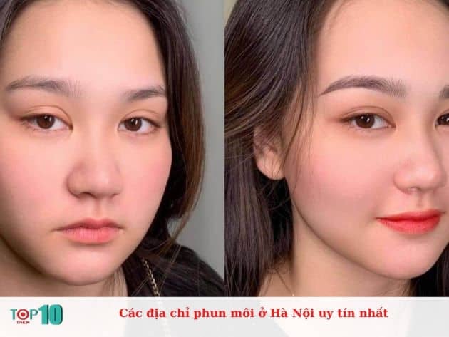 Những địa chỉ phun môi uy tín nhất tại Hà Nội