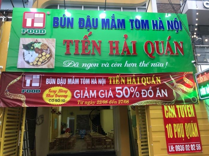 Quán Bún đậu mắm tôm Tiến Hải